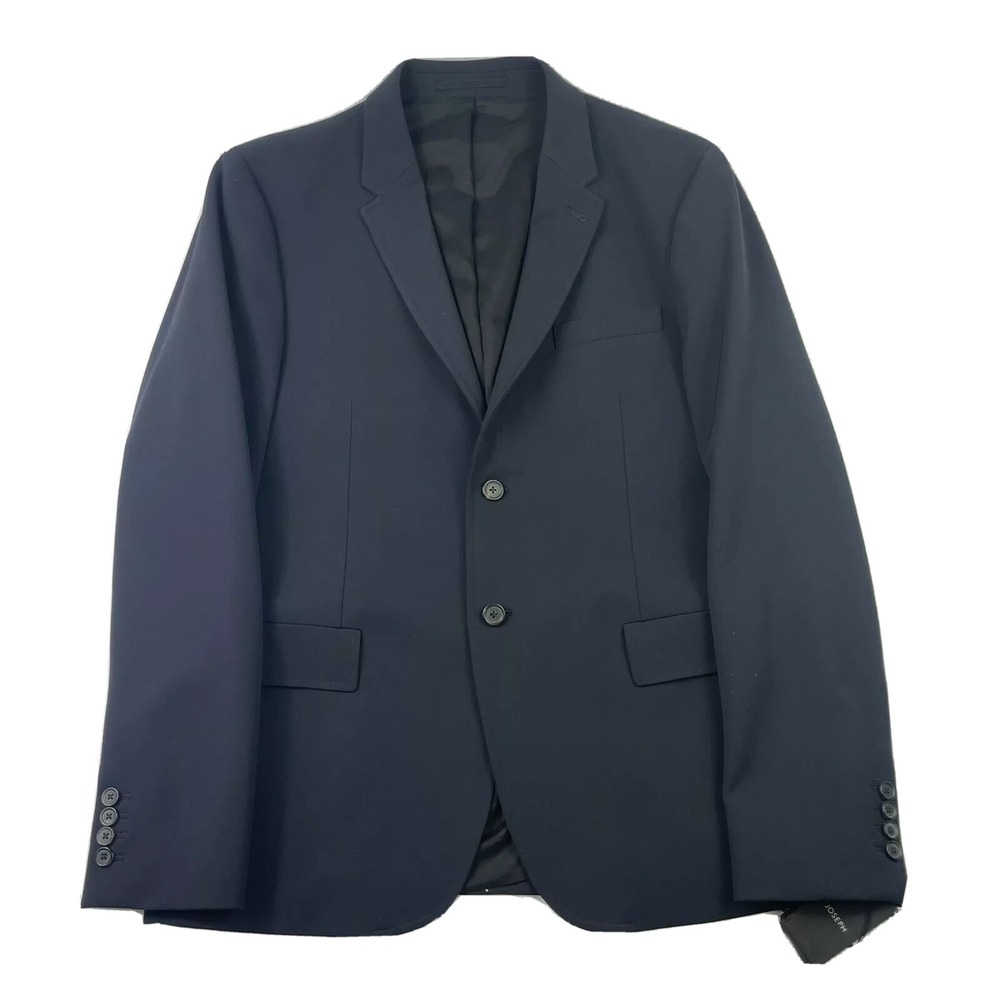 Joseph Reading Techno Wool Stretch Navy Mens Blazer Size 44R NWT